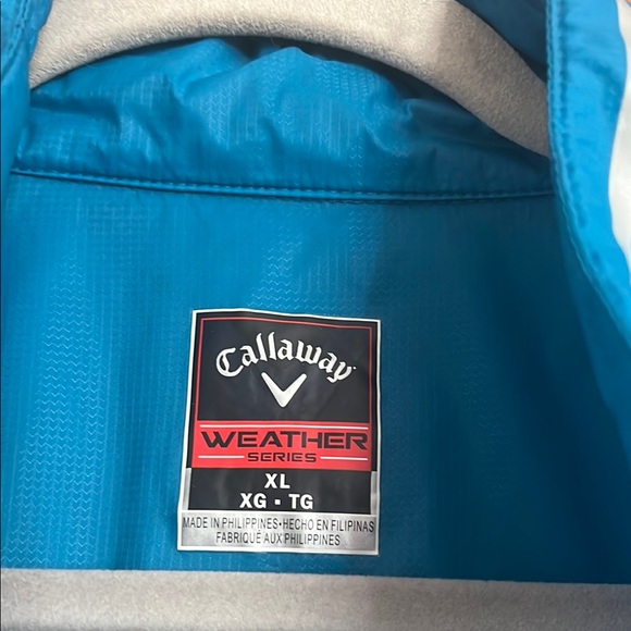 Callaway Men’s extra large Blue Windbreaker Jacket - Picture 3 of 7